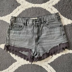 Malia tate free people lace shorts
